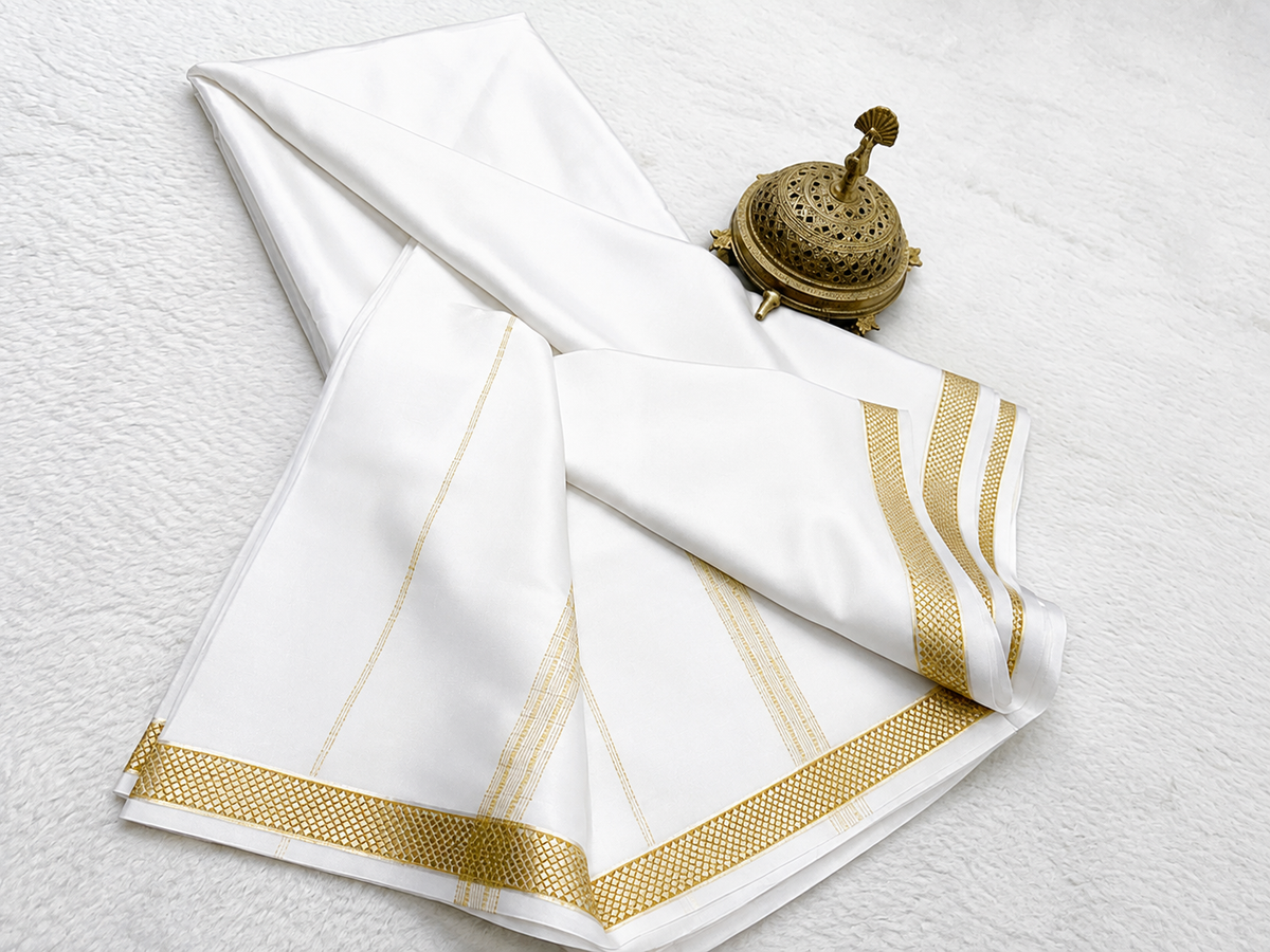 Pure Mysore Silk Small Border Saree
