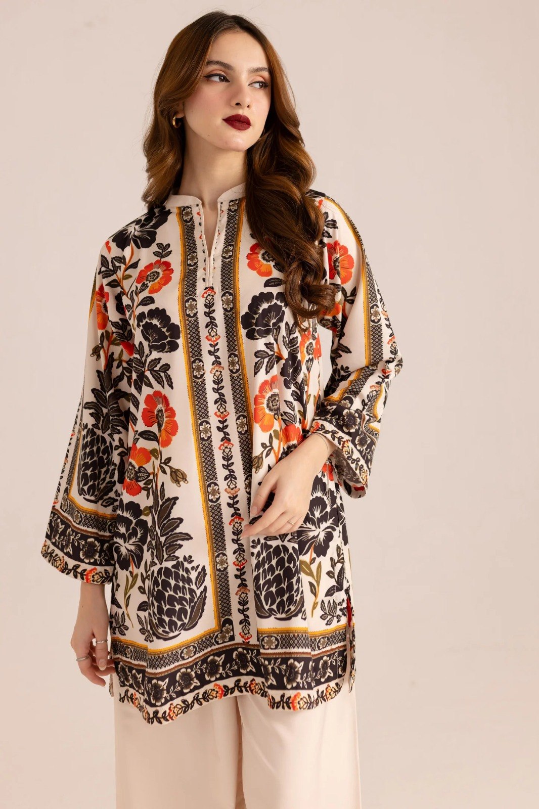 Brown Cotton Blend Premium   Co-ord Set For Women